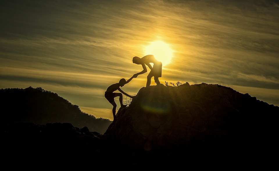 Helping Up the Mountain